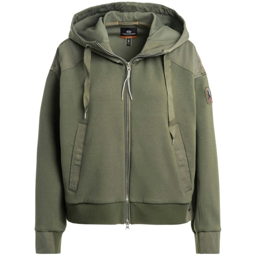 Parajumpers KINGA PWHYTF32 610 THYME Hybrid Oversize Jacket Womens S