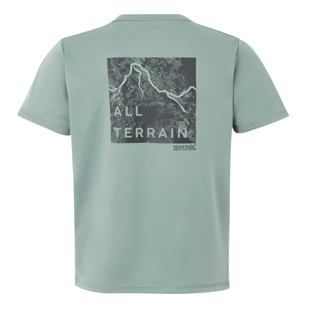 Regatta Kids Alvarado IX Mountain T-Shirt - Glacier