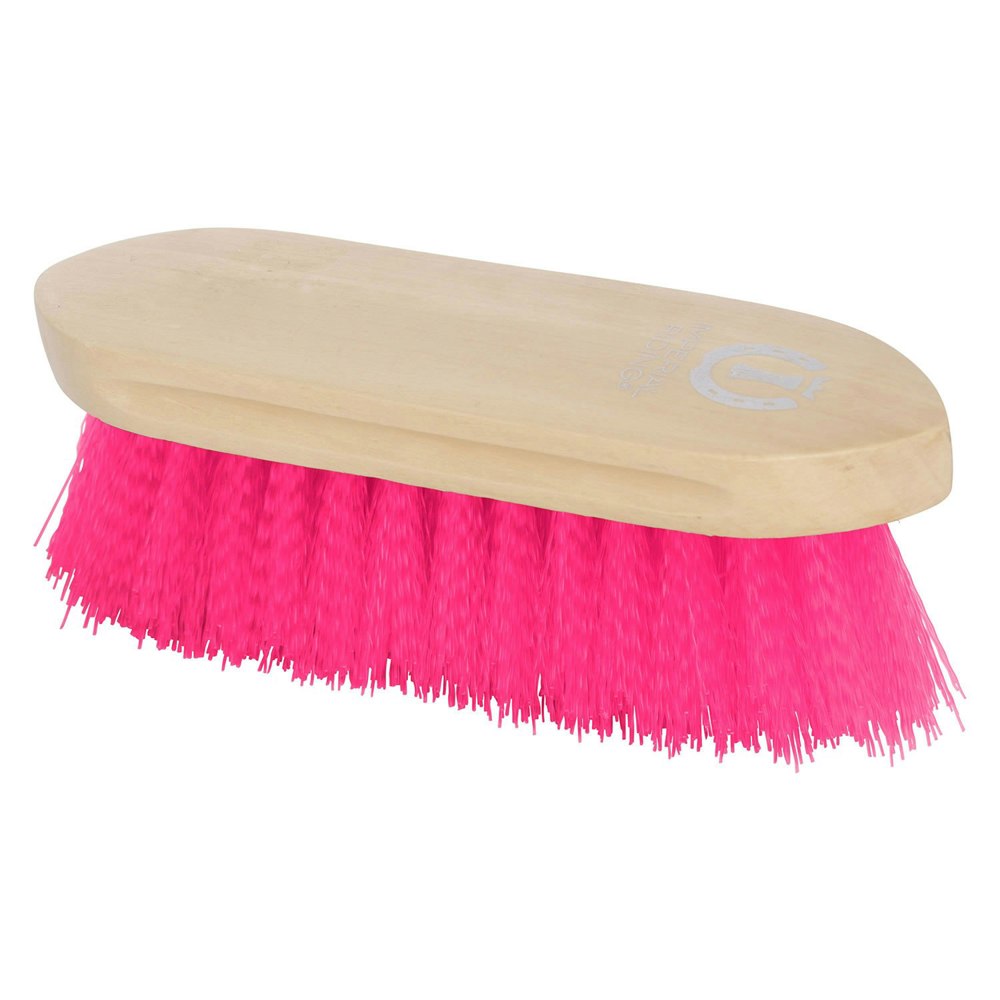 Imperial Riding Wooden Horse Dandy Brush - Neon Pink