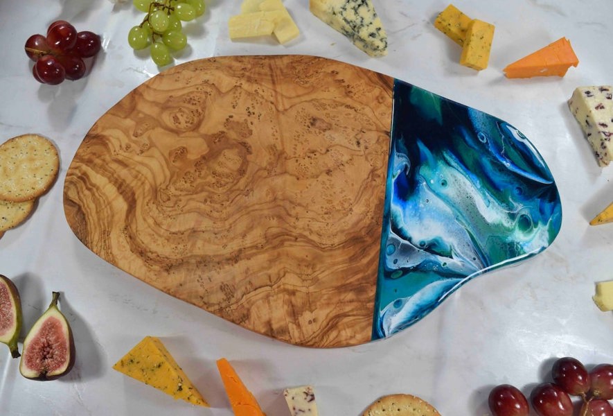 Chopping Board with Resin Art 40cm