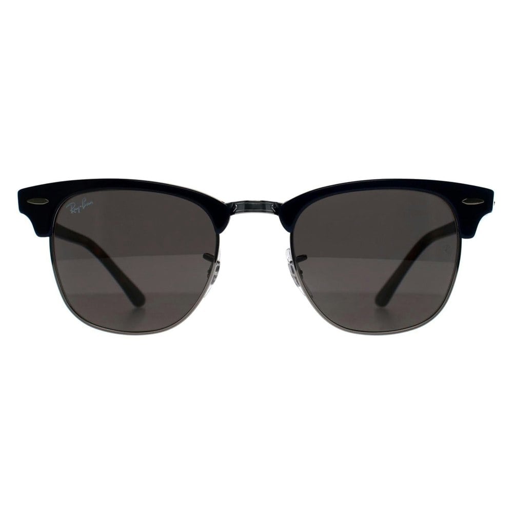 Ray-Ban Sunglasses Clubmaster 3016 1278B1 Polished Gunmetal Blue Dark Grey