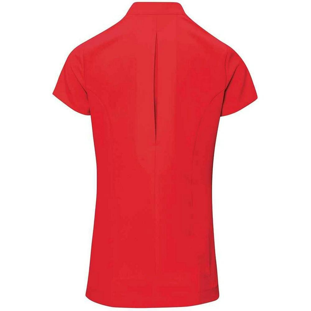 Premier Womens/Ladies Blossom Short Sleeve Tunic - Strawberry Red