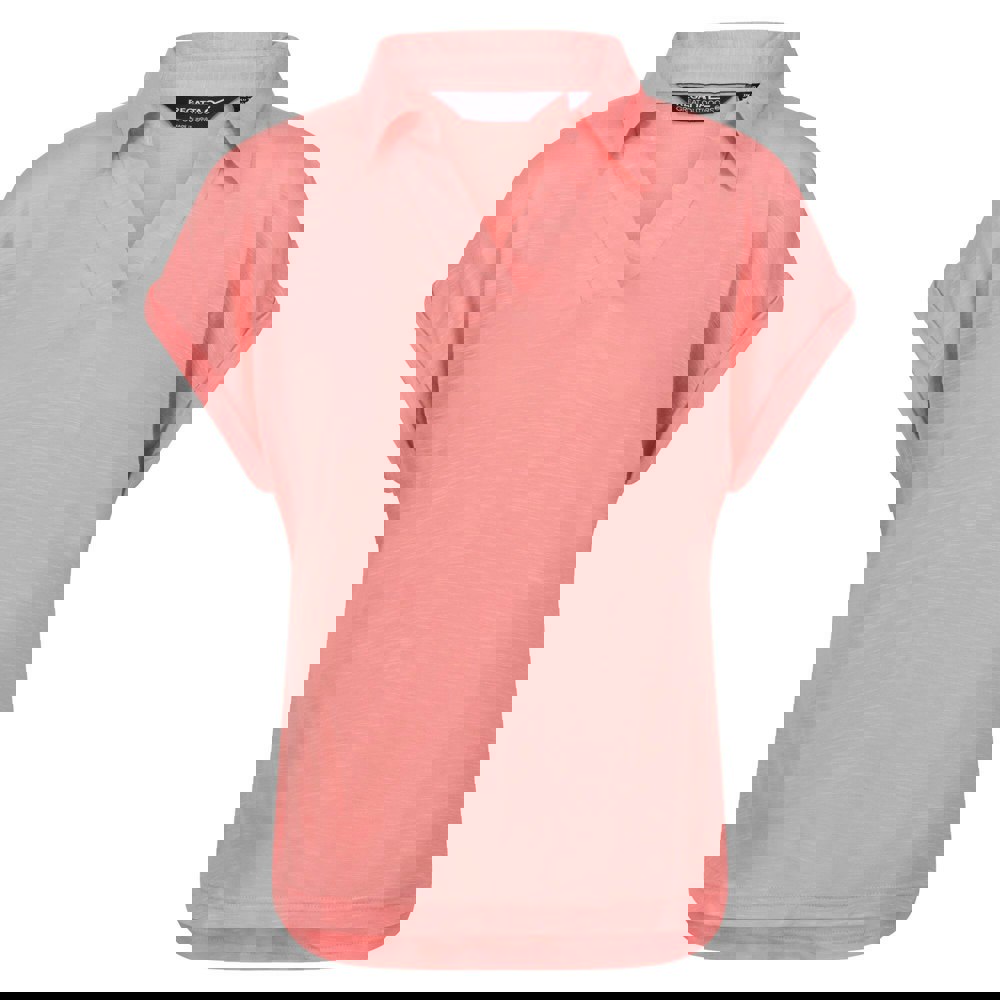 Regatta Women's Lupine Collared T-Shirt - Shell Pink