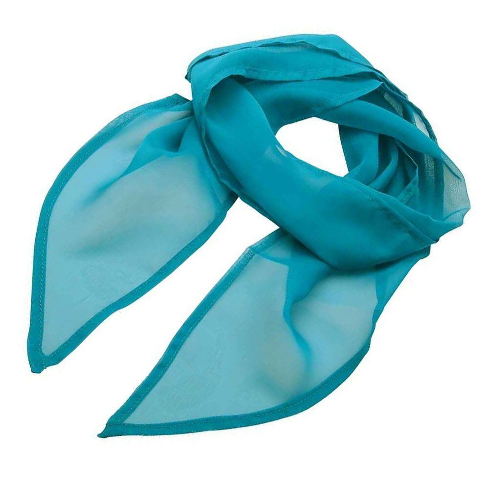 Premier Unisex Adult Colours Chiffon Scarf - Teal
