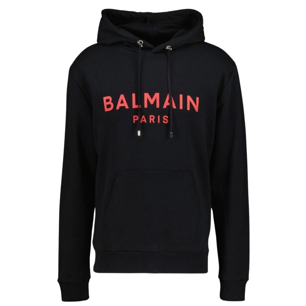 Balmain red hoodie best sale