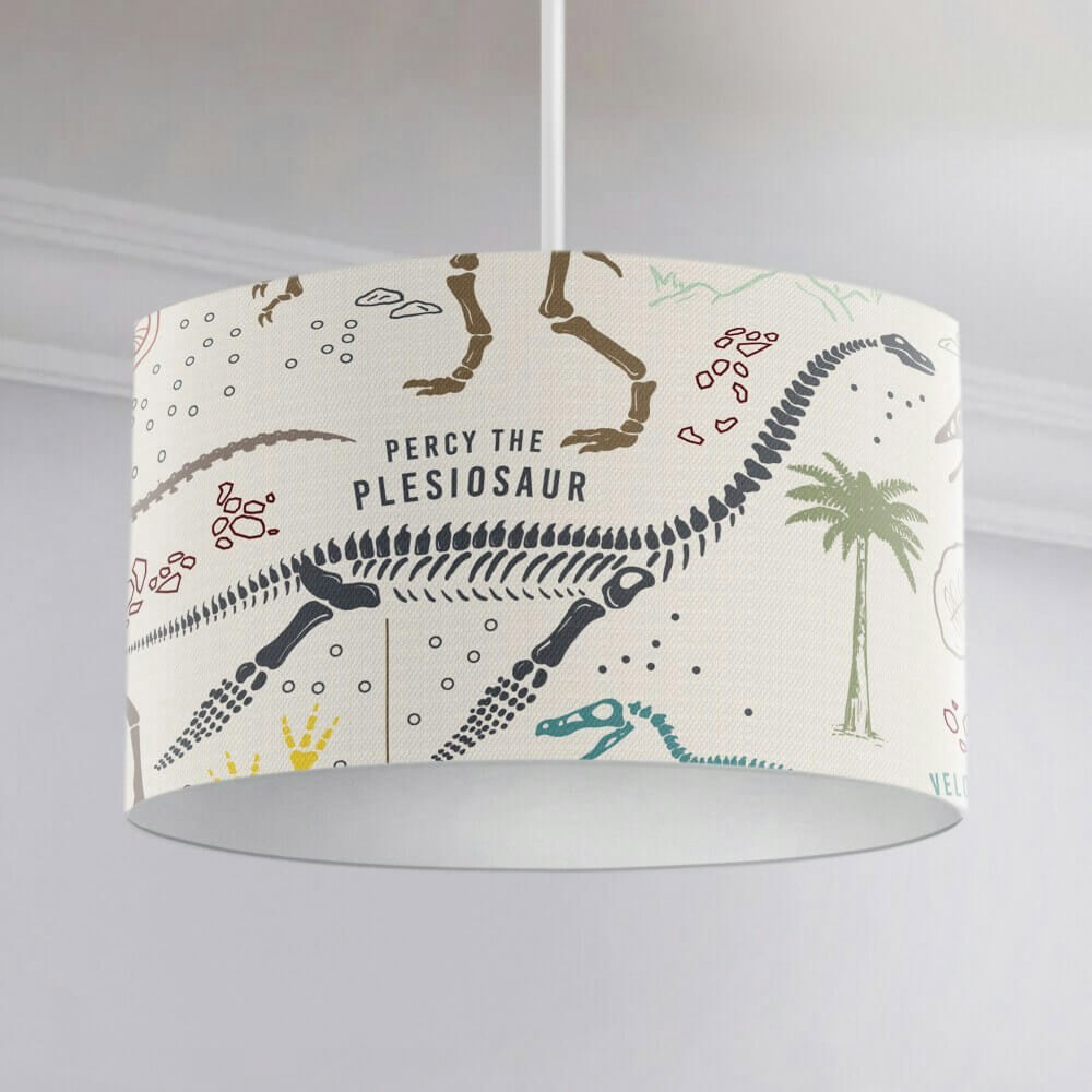 Dino Explorers Ceiling Lampshade - Happy Linen Company