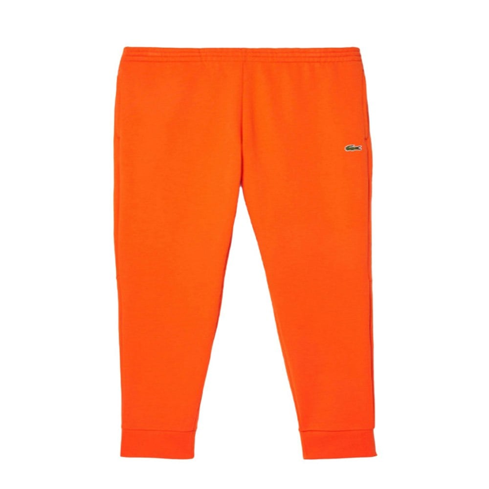 Lacoste Mens Organic Cotton Slim Jogging Bottoms - Orange