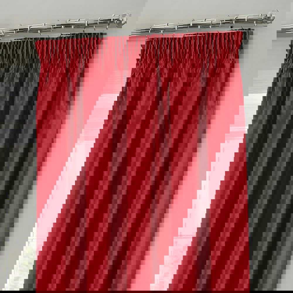Intimates Faux Silk Pencil Pleat Curtains - 168cm x 228cm