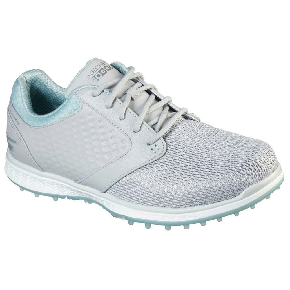 Skechers Womens Elite 3 Grand Leather Trainers - Grey/Multicoloured