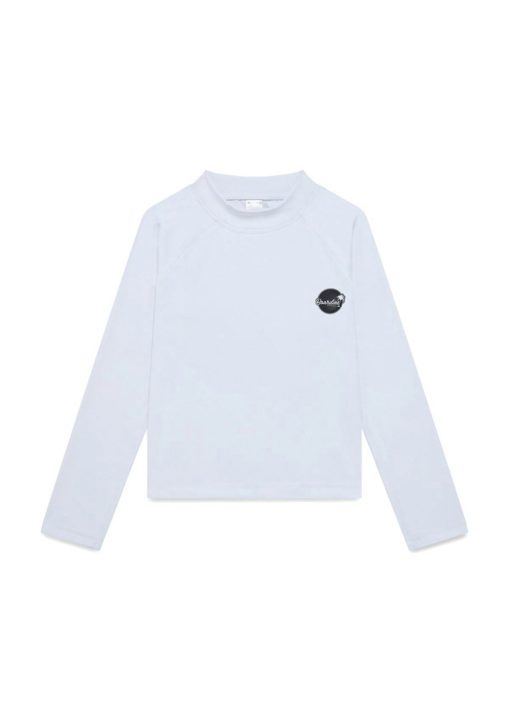 BOARDIES White Solid Rash Guard