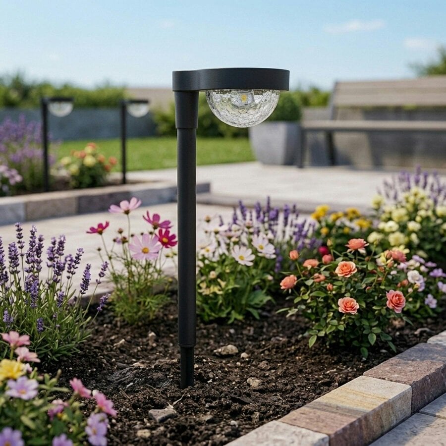 Garden Greatness 3 Pack Up and Down Solar Garden Stake Light