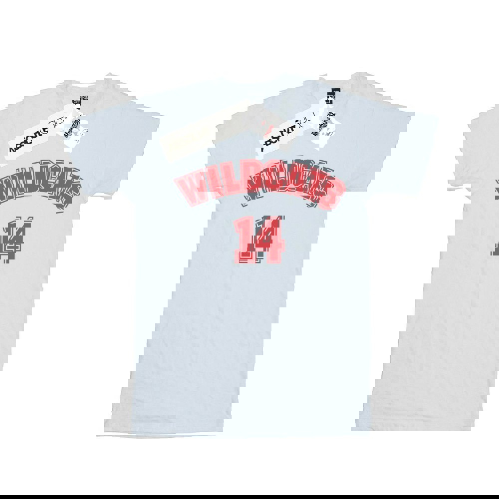 Disney Mens High School Musical The Musical Wildcats 14 T-Shirt - White