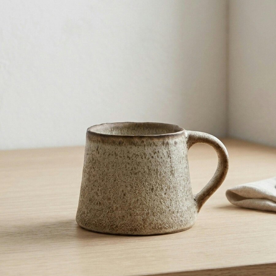Garden Greatness Neutral Speckled Rustic Decorative Mug