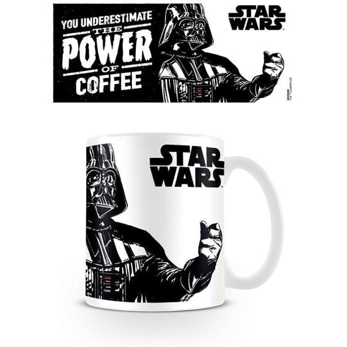 Star Wars The Power Of Coffee Mug - White/Black