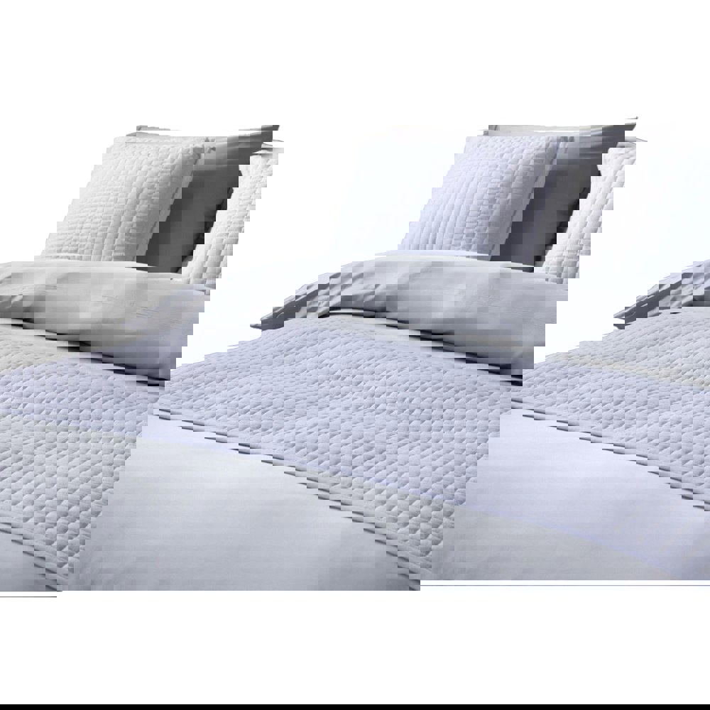 Belledorm Crompton Quilted Bed Runner - White