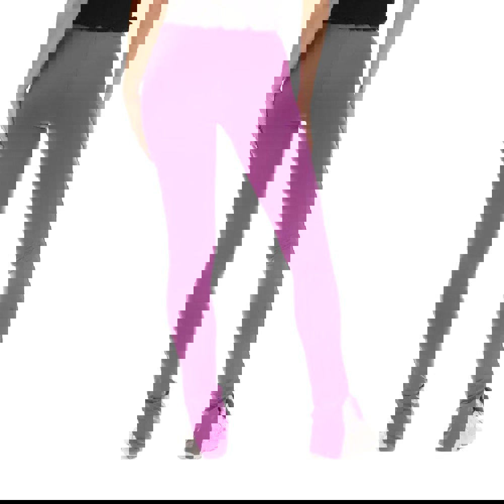 Off White Womens/Ladies Split Logo Leggings - Pink