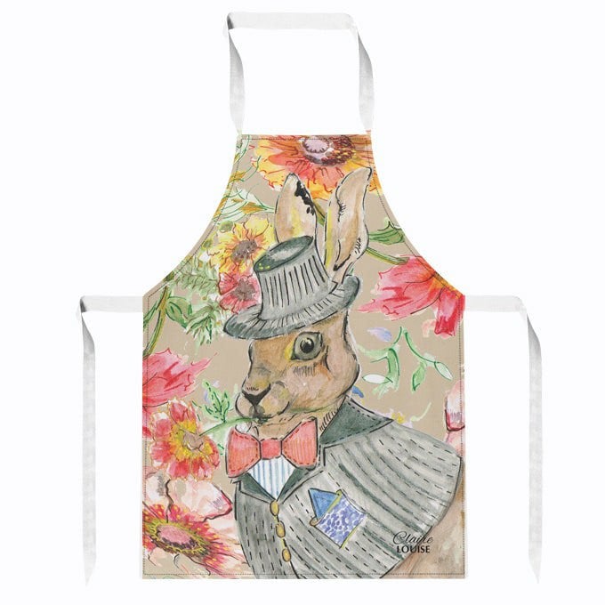 Claire Louise Cottage Floral Hare Apron