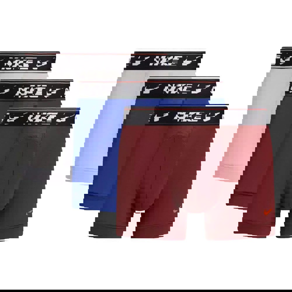 Nike Mens Dri-FIT Boxer Shorts (Pack of 3) - Multicoloured