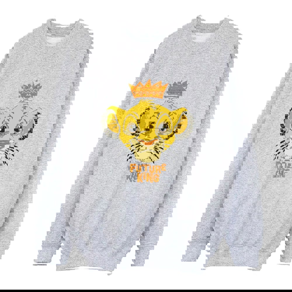 Disney Boys The Lion King Future King Sweatshirt - Sports Grey