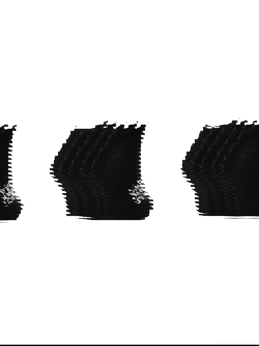 Duck and Cover Fubel Trainer Socks 5pk Black