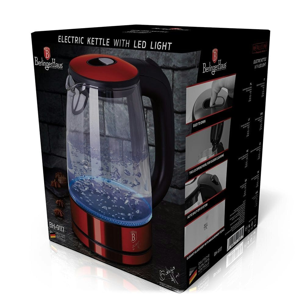 Berlinger Haus Electric Glass Kettle BH9117 – Fast Boil
