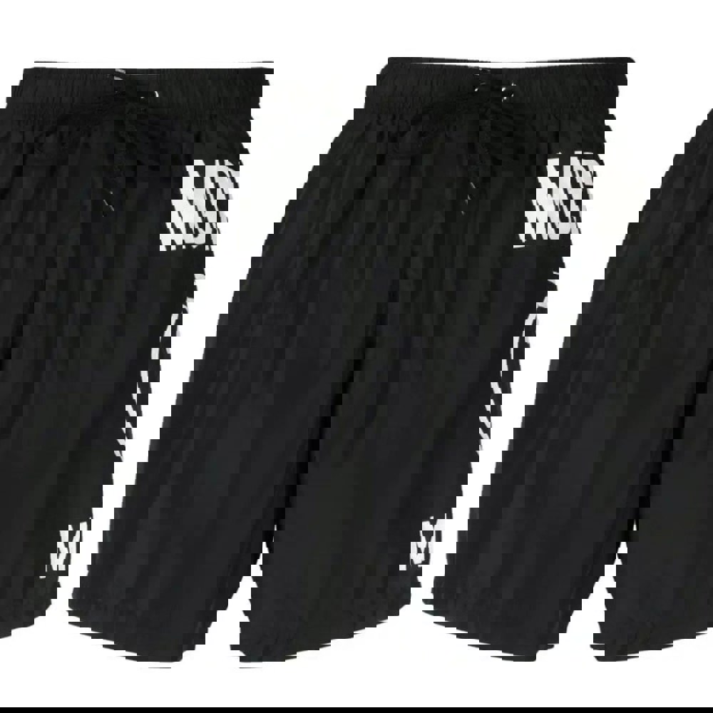 Moschino Large Milano Logo Black Short Swim Shorts XS