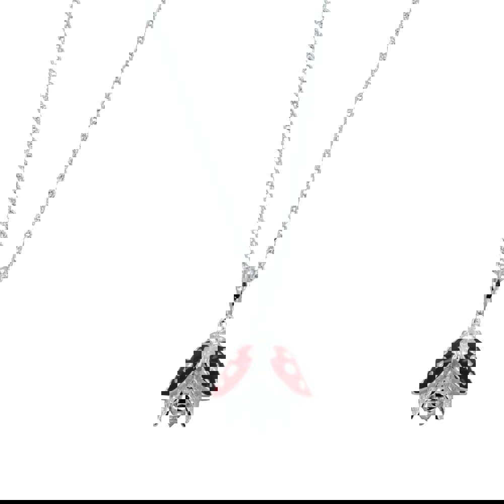 Enamel Ladybird Necklace - Reeves & Reeves