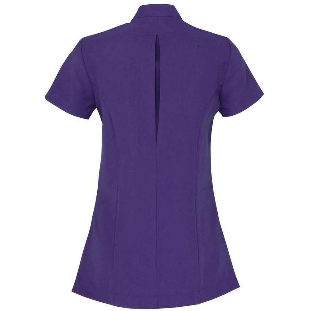 Premier Womens/Ladies Blossom Short Sleeve Tunic - Purple