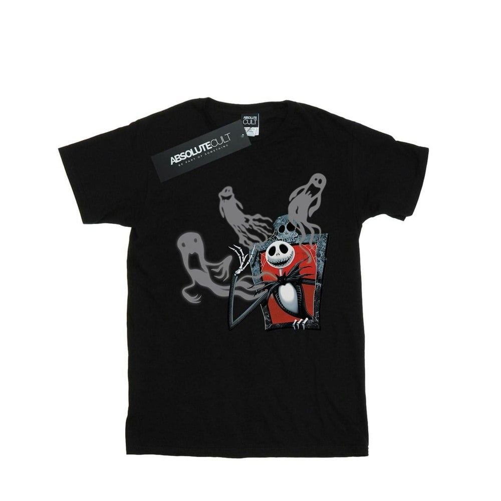 Disney Mens Nightmare Before Christmas Ghosts Of Jack T-Shirt - Black