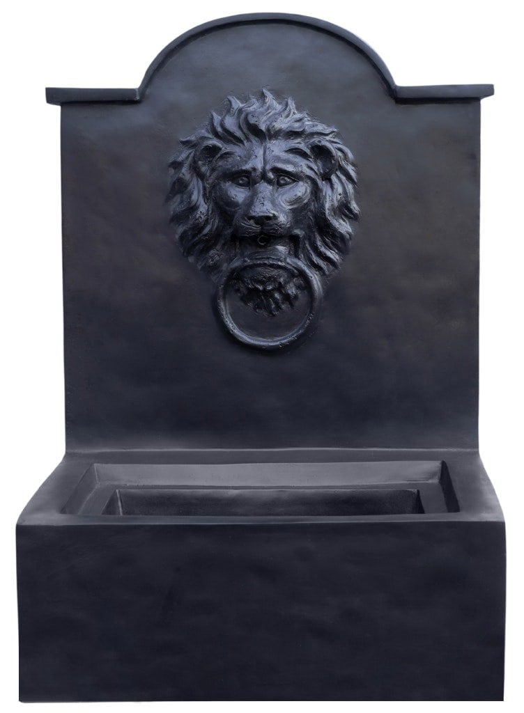 Tranquillity Water Features Ivyline Luxury Lion Granite Classic Water Feature