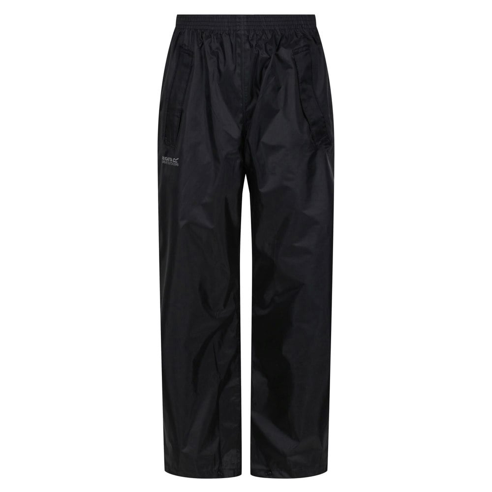 Regatta Professional Childrens/Kids Waterproof Over Trousers - Black