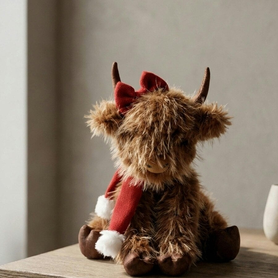 Garden Greatness Hattie Highland Cow Figurine Ornament