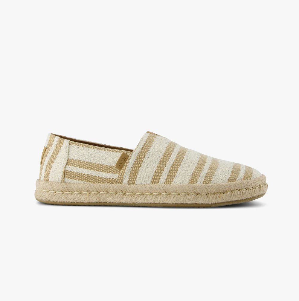 TOMS ALPARGATA ROPE 2.0 Mens Espadrille Tan | Rackhams