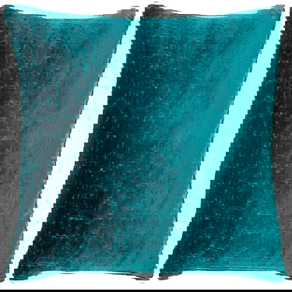 Paoletti Bloomsbury Velvet Cushion Cover - Teal