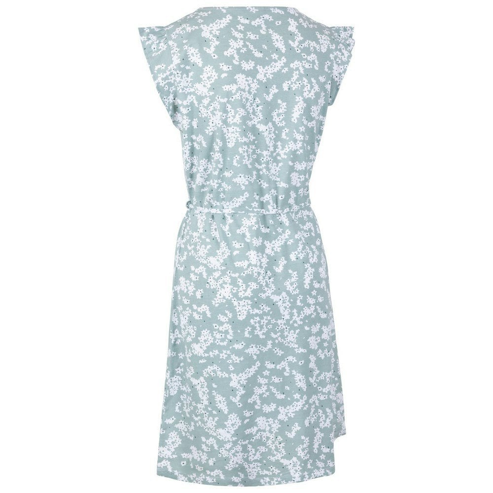Trespass Womens/Ladies Holly Ditsy Print Short-Sleeved Dress - Dusty Teal