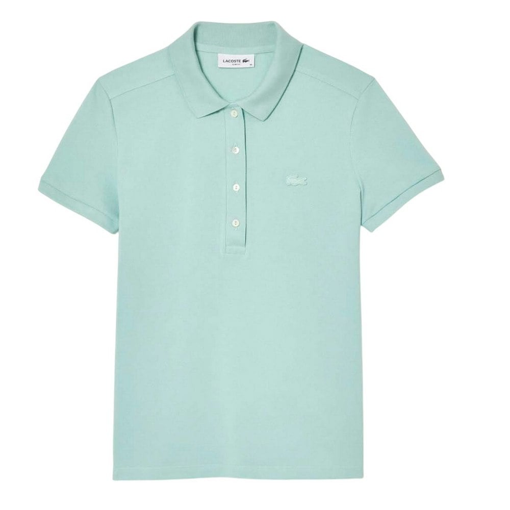 Lacoste Womens/Ladies L.12.D Mini Pique Slim Polo Shirt - Green