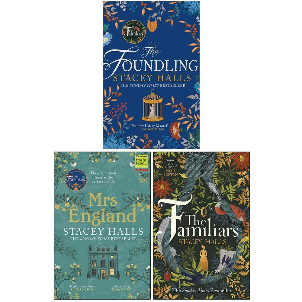 Manilla Press/Stacey Halls Collection 3 Books Set The Foundling, Mrs England, The Familiars