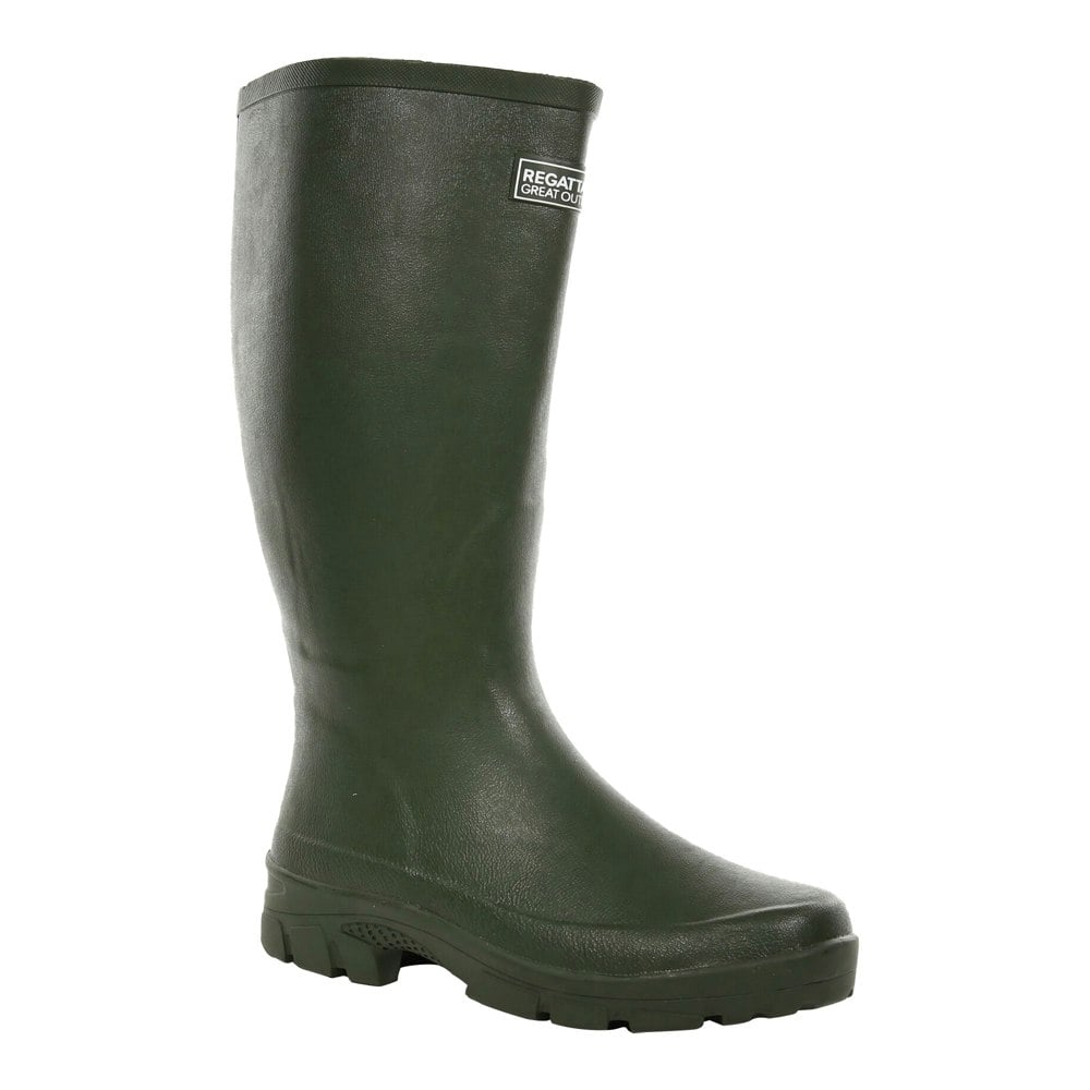 Regatta Great Outdoors Mens Mumford II Rubber Wellington Boots - Deep Green