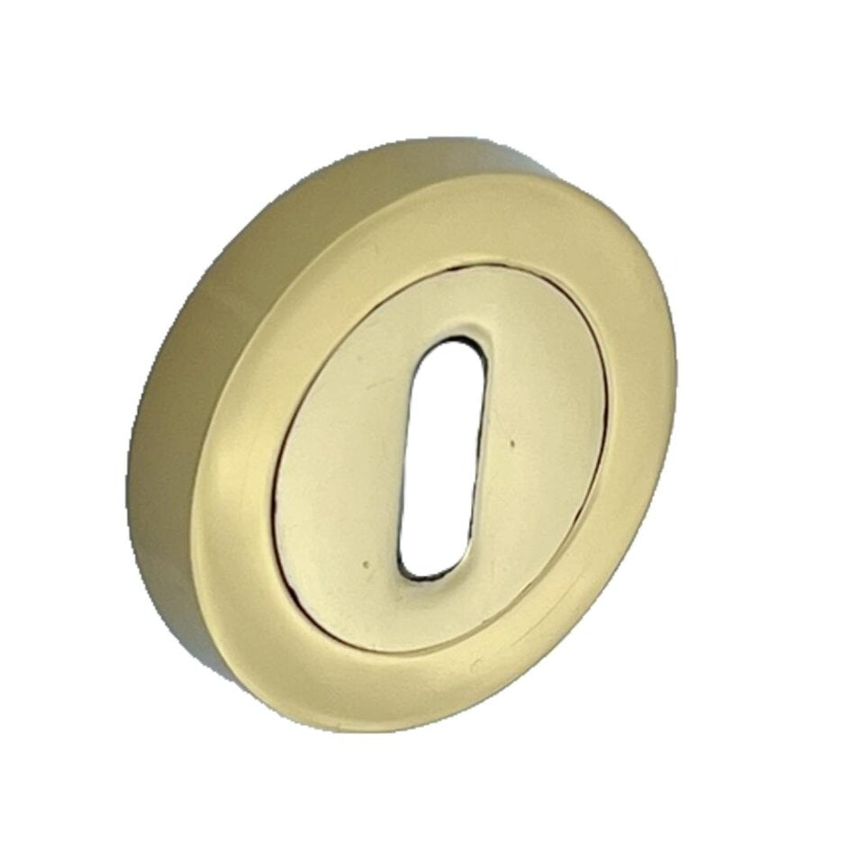 EDH Door Hardware Brass Plated Escutcheon