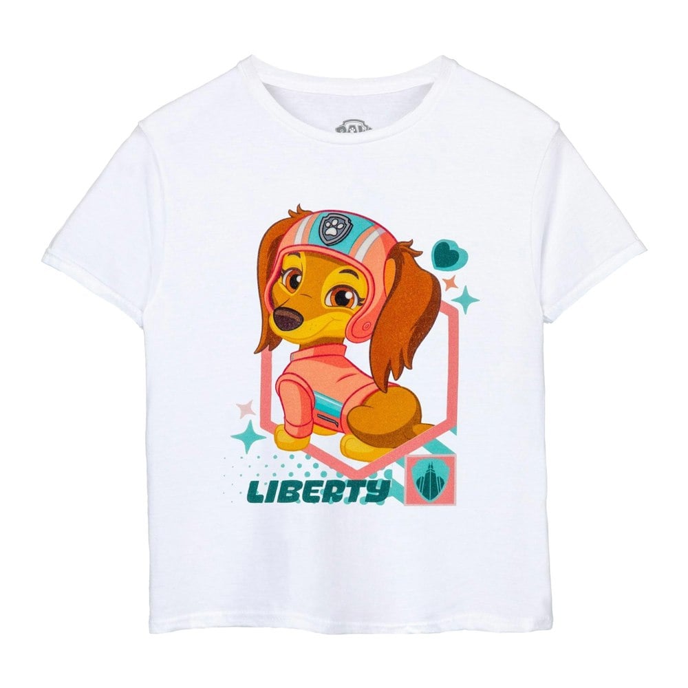 Paw Patrol Girls Liberty T-Shirt - White