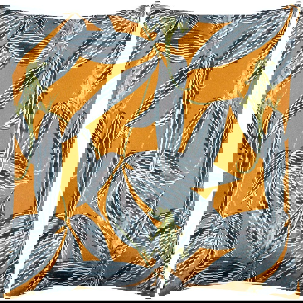 Wylder Ebon Wilds Zuri Printed Outdoor Cushion Cover - Saffron
