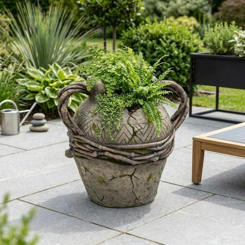 Garden Greatness Enchanted Grecian Style Urn Pot Planter