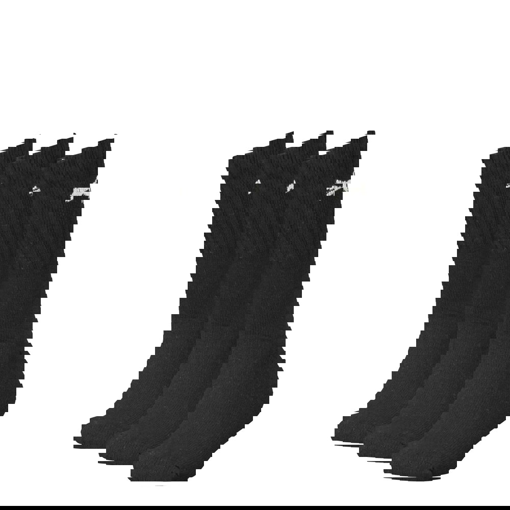 Puma Childrens/Kids Logo Crew Socks (Pack Of 3) - Black