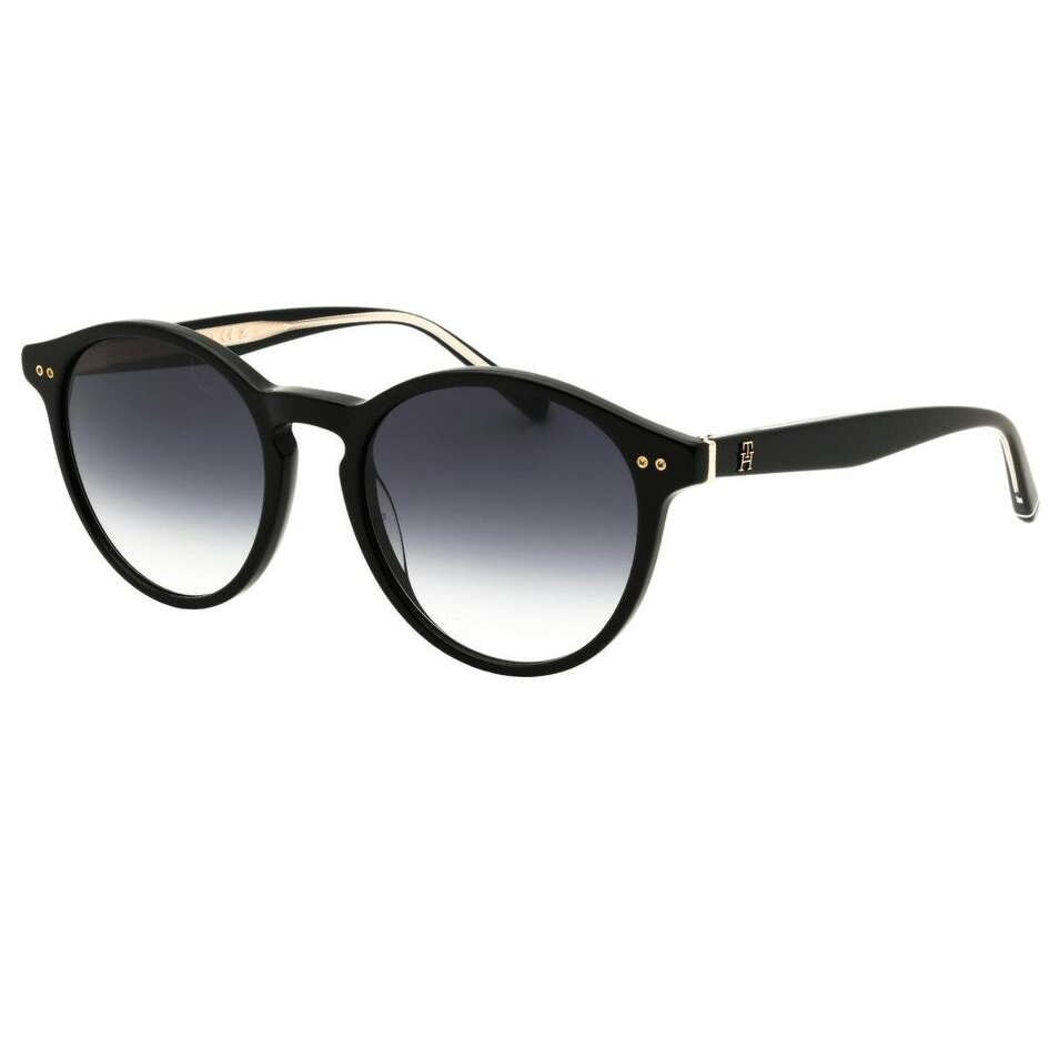 Tommy Hilfiger Women's Black Round Sunglasses