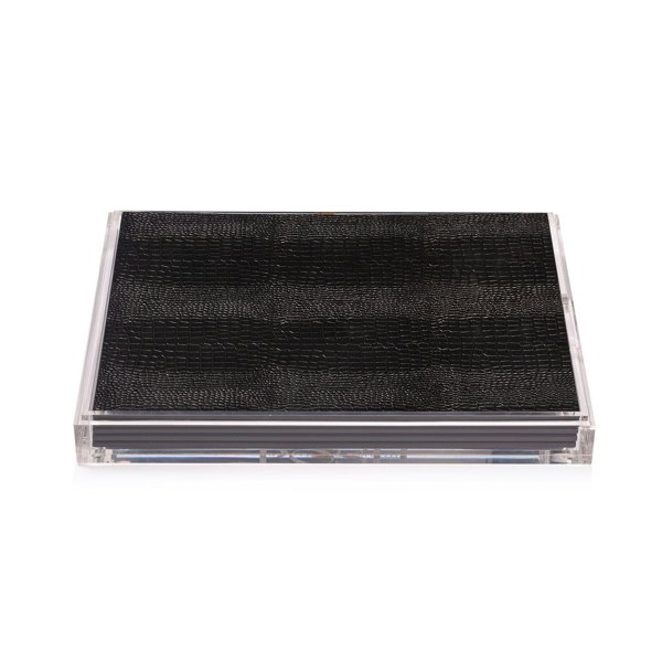 Servebox Clear Python Black - Posh Trading Company  - Interior furnishings london