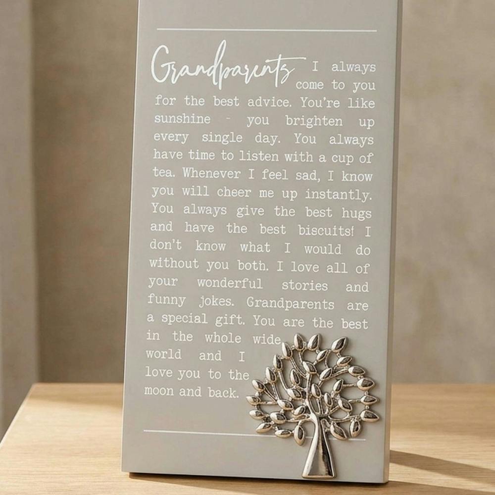 Garden Greatness Grandparents Heartfelt Sentimental Standing Plaque