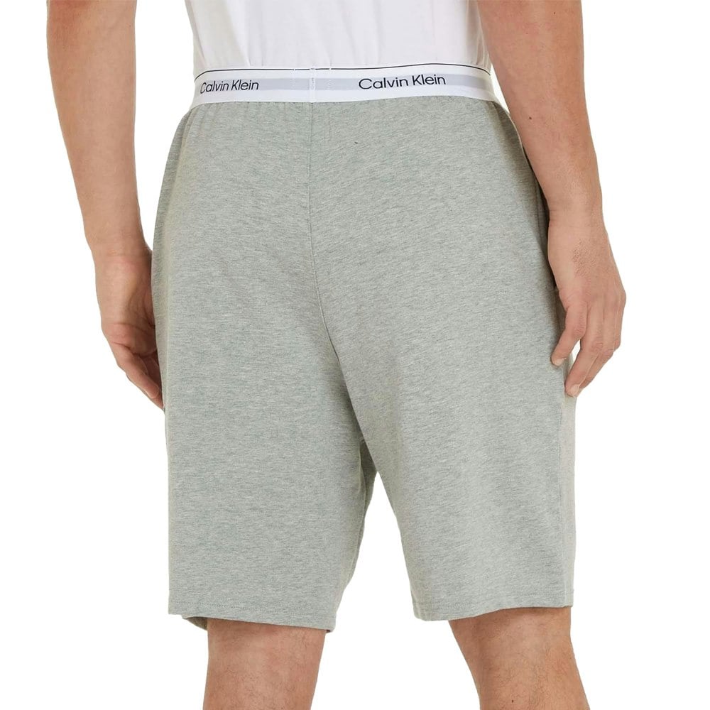 Calvin Klein Mens Plain Lounge Shorts - Grey