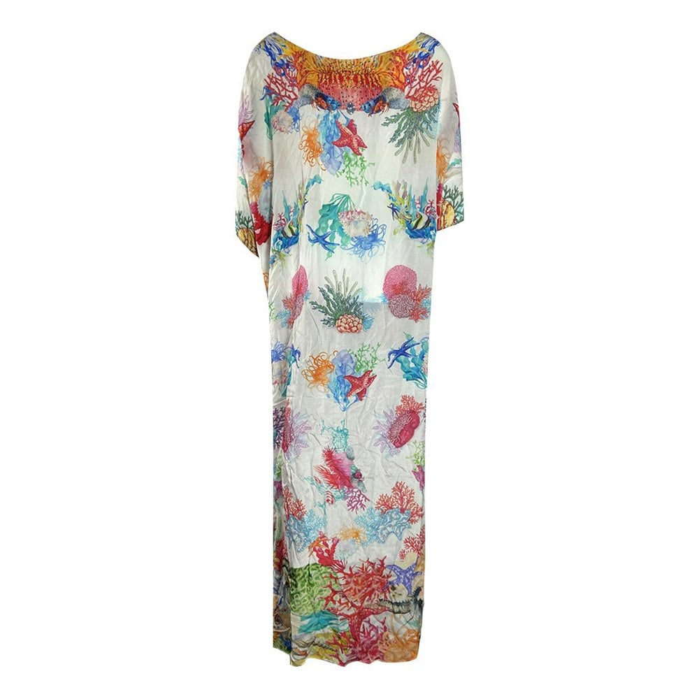 Inoa Bonaire Reef 1202116 White Pintuck Dress UK 10