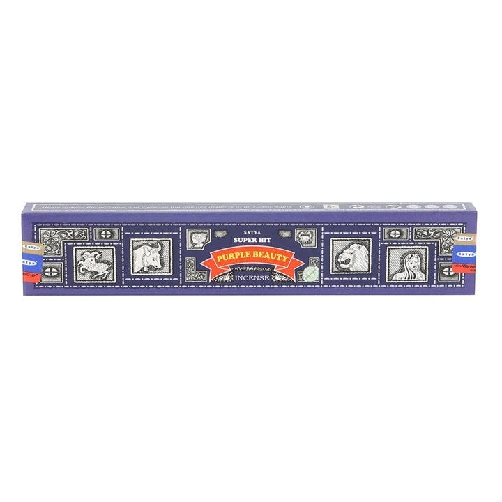 Serano 12 Packs of Superhit Purple Beauty Incense Sticks by Satya