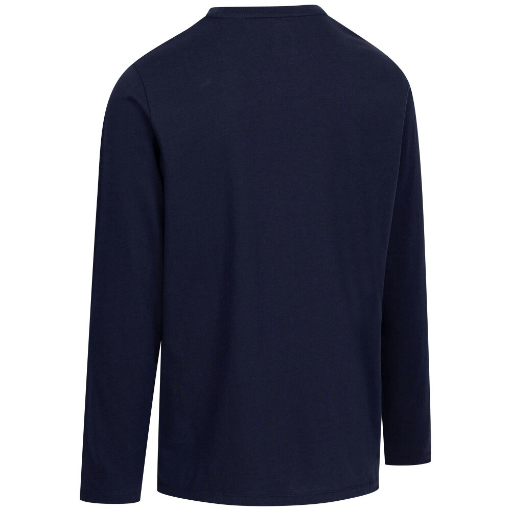 Trespass Mens Edwardo Long-Sleeved T-Shirt - Navy